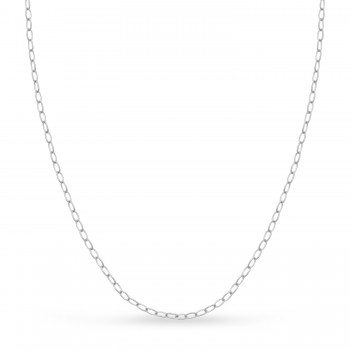 Forzentina Chain Necklace With Lobster Lock 14k White Gold