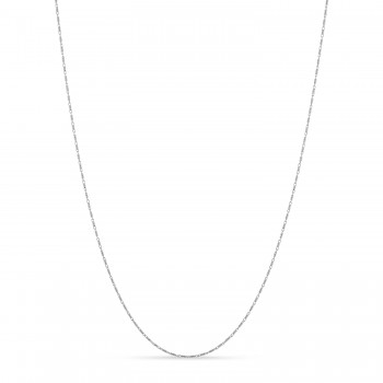 Lumacina Chain Necklace 14k White Gold