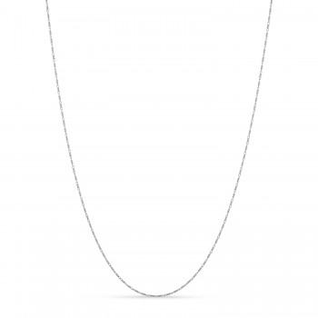 Lumacina Chain Necklace 14k White Gold