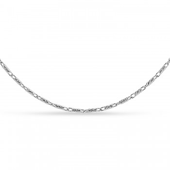 Lumacina Chain Necklace 14k White Gold