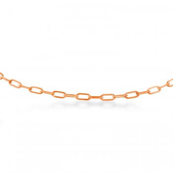 Long Forzentina Chain Necklace 14k Rose Gold