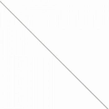 Parisian Wheat Spiga Chain Necklace in 14k White Gold