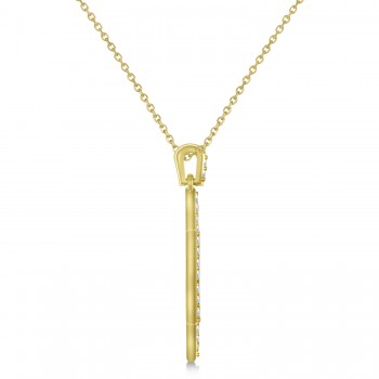 Diamond Jewish Star of David Pendant Necklace 14k Yellow Gold (1.05ct)