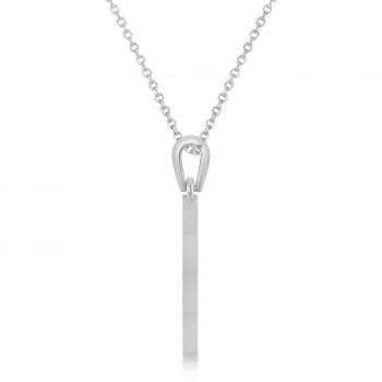 Jewish Star of David Pendant Necklace 14k White Gold