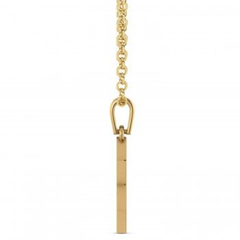 Jewish Star of David Pendant Necklace 14K Yellow Gold