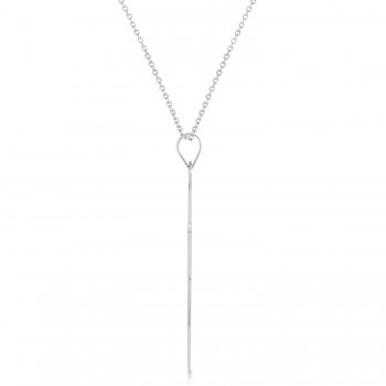 Jewish Star of David Pendant Necklace 14K White Gold