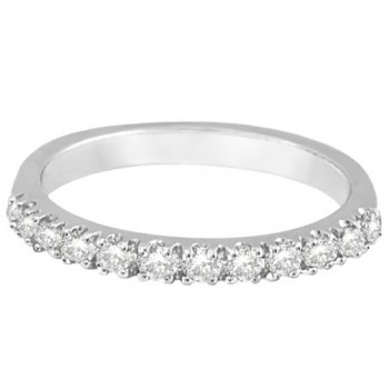 Diamond Stackable Ring Anniversary Band in 14k White Gold (0.25ct)