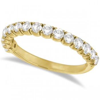 Lab Grown Diamond Wedding Band Anniversary Ring in 14k Yellow Gold (1.00ct)