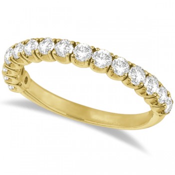 Diamond Wedding Band Anniversary Ring in 14k Yellow Gold (1.00ct)