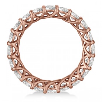 Luxury Diamond Eternity Anniversary Ring Band 14k Rose Gold (3.50ct)