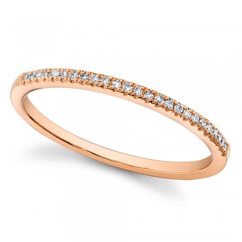 Diamond Accented Danity Band 14k Rose Gold (0.08ct)