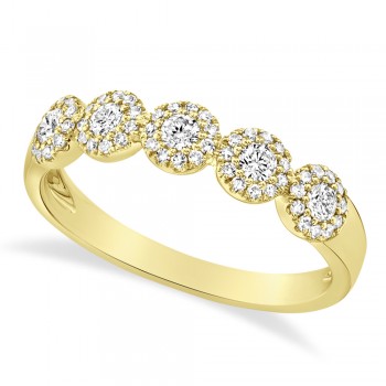 Diamond Halo Style Ring 14k Yellow Gold (0.40ct)