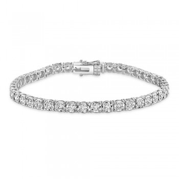 Diamond Tennis Bracelet 14k White Gold (3.00ct)