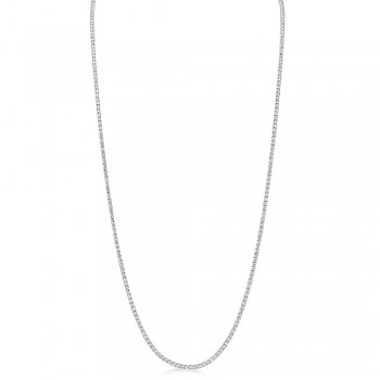 36 Diamond Tennis Necklace 14k White Gold (8.70ct)