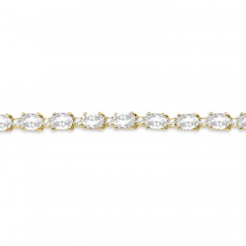 Lab Grown Diamond Tennis Bracelet 14k Yellow Gold (12.00ct)