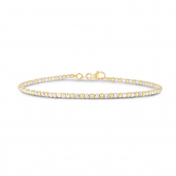 Stackable Bead Bracelet in 14k Yellow Gold