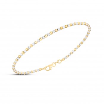 Stackable Bead Bracelet in 14k Yellow Gold