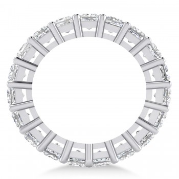 Princess Cut Diamond Eternity Wedding Band 14k White Gold (5.51ct)