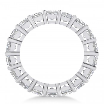 Princess Cut Diamond Eternity Wedding Band 14k White Gold (5.58ct)