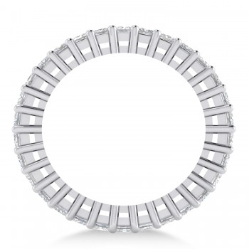 Princess Cut Diamond Eternity Wedding Band 14k White Gold (2.32ct)