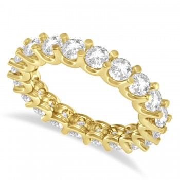 Diamond Eternity Wedding Band 14k Yellow Gold (2.40ct)