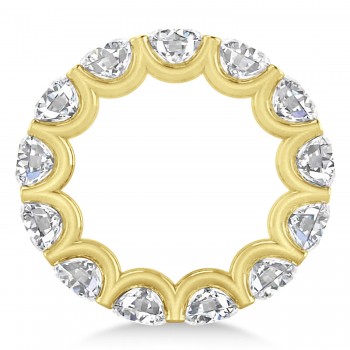 Diamond Eternity Wedding Band 14k Yellow Gold (9.75ct)
